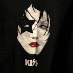 KISS “You Never Forget Your First Kiss” T-shirt Tee Sz Large